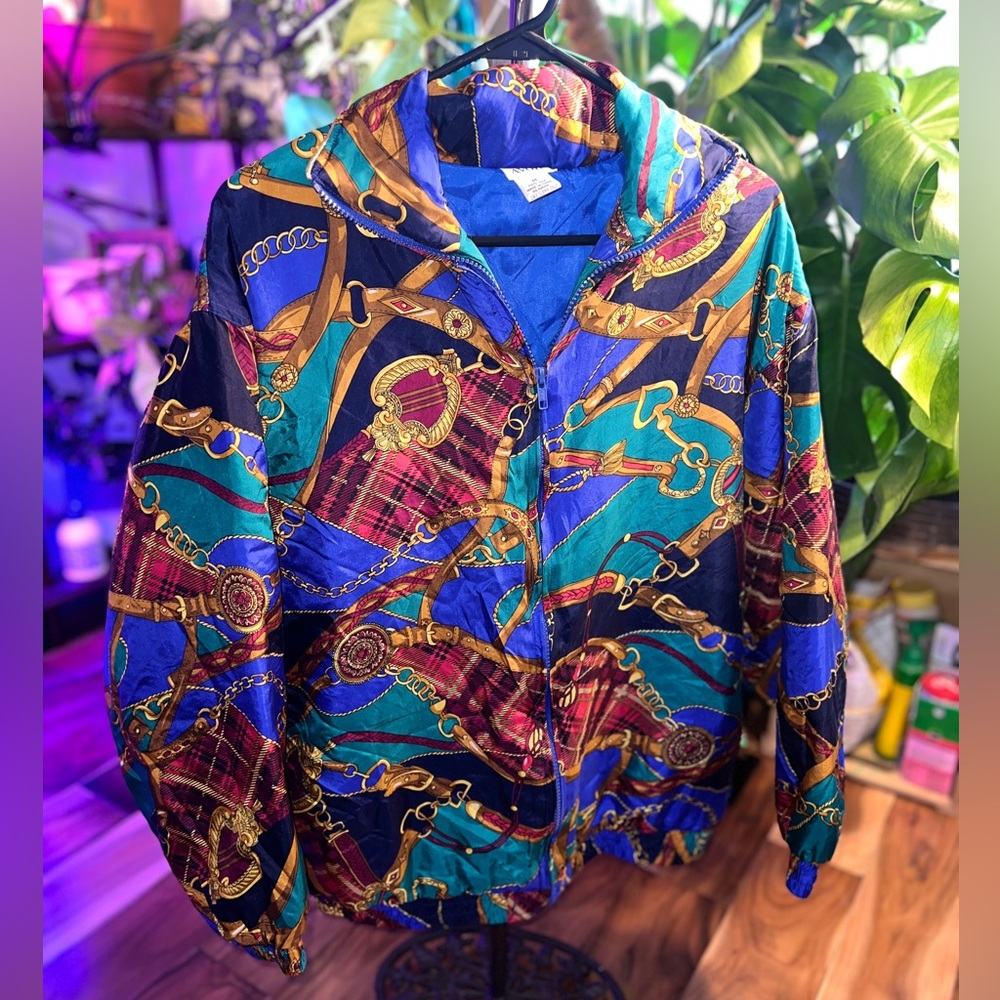 Vintage Avon all season style silk jacket